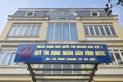 Quỹ tín dụng nhân dân Vĩnh Ngọc thông báo về việc thay đổi thông tin đăng ký hợp tác xã