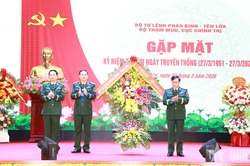Bộ Tham mưu, Cục Chính trị Bộ tư lệnh Pháo binh - Tên lửa kỷ niệm 75 năm Ngày truyền thống