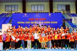 Hà Nội nhất toàn đoàn giải Vô địch súng hơi quốc gia 2026