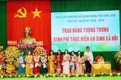 Bà Đặng Thị Trúc Lan Chi được bầu làm Chủ tịch Hội Nữ doanh nhân Vĩnh Long