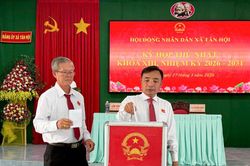 HĐND xã Tân Hội bầu các chức danh chủ chốt nhiệm kỳ 2026 - 2031