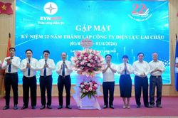 Công ty Điện lực Lai Châu tổ chức gặp mặt kỷ niệm 22 năm xây dựng và phát triển