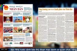 Điểm b&aacute;o VTV1: Tăng trưởng cao v&agrave; v&igrave; hạnh ph&uacute;c của Nh&acirc;n d&acirc;n