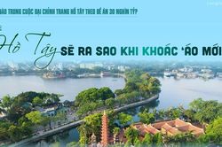Hồ Tây sẽ ra sao khi khoác 'áo mới'?