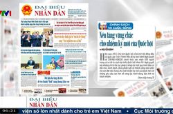 Điểm b&aacute;o VTV1: Nền tảng vững chắc cho nhiệm kỳ mới của Quốc hội