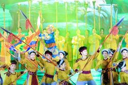 Ấn tượng chương trình nghệ thuật 'Hào khí Thăng Long - Linh thiêng Tây trấn'