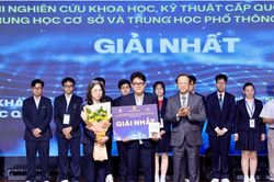 Xác minh đề tài đoạt giải Nhất khoa học kỹ thuật quốc gia nghi 'đạo văn'