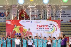 Sinh viên Đại học Nam Cần Thơ vô địch Giải Futsal Đồng bằng sông Cửu Long