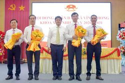 Vĩnh Phong bầu các chức danh chủ chốt HĐND, UBND xã nhiệm kỳ 2026 - 2031