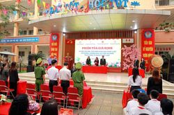Trường THCS Ngọc Lâm tổ chức 'Phiên tòa giả định': Lan tỏa thông điệp 'Nói không với bạo lực học đường'