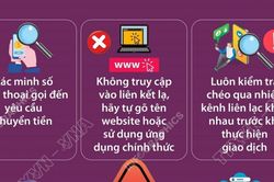 Những nguyên tắc cần nhớ trong phòng chống lừa đảo trực tuyến