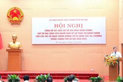 Chỉ số cải cách hành chính các Sở tại Hà Nội tăng hơn 5%