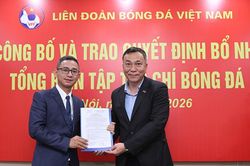 VFF bổ nhiệm nhà báo Vũ Khắc Sơn giữ chức Tổng Biên tập Tạp chí Bóng đá