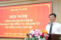 Điều động Phó Chủ tịch Thường trực UBND TP. Huế làm Bí thư Đảng ủy phường