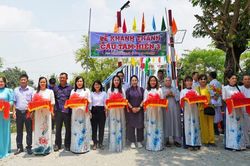 Xã Bình Thạnh Đông khánh thành cầu Tâm Hiền 3