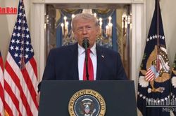 [Video] Tổng thống Mỹ D. Trump để ngỏ khả năng dừng chiến sự tại Iran