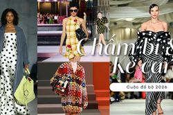 Họa tiết chấm bi và kẻ caro: Cuộc 'đổ bộ' của những giá trị cổ điển trong tủ đồ Gen Z 2026