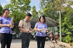 VKSND Khu vực 4 - Cần Thơ kiểm sát việc tiêu hủy vật chứng trong các vụ án hình sự