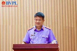 Bí thư Đảng ủy, Viện trưởng VKSND tối cao Nguyễn Huy Tiến chủ trì Hội nghị Ban Chấp hành Đảng bộ lần thứ IV