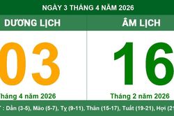 Lịch Âm Dương ngày 3/4/2026: Ngày Đại An thuận lợi khởi sự và cầu tài lộc