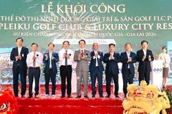 Gia Lai sắp có quần thể đô thị nghỉ dưỡng giải trí và sân golf lớn nhất Tây Nguyên