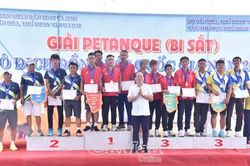 Cà Mau giành 2/28 huy chương tại Giải Bi sắt vô địch đồng đội quốc gia
