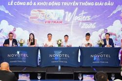 Giải Stour Pickleball Vietnam Masters 2026 quy tụ nhiều nghệ sĩ và KOL