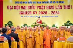 Đại hội Phật giáo TPHCM lần thứ I ra mắt Ban Trị sự nhiệm kỳ 2026–2031