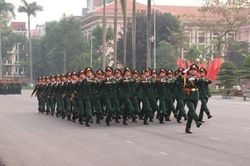 Nghiệm thu sửa đổi động tác điều lệnh đội ngũ
