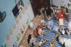Xác minh cô giáo mầm non thả mạnh, đánh trẻ ở Hưng Yên