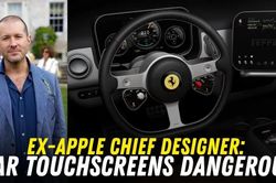 Cựu giám đốc thiết kế Apple: Màn hình cảm ứng trên ô tô nguy hiểm, kém hiệu quả
