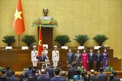 Lễ tuyên thệ nhậm chức của Thủ tướng Lê Minh Hưng