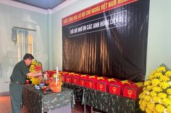 Gia Lai quy tập 12 hài cốt liệt sĩ tại xã Ia Ly