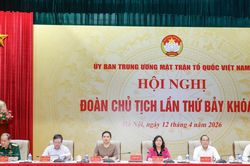 Hội nghị Đoàn Chủ tịch UBTƯ MTTQ Việt Nam lần thứ bảy, khóa X: Thảo luận nhiều nội dung quan trọng