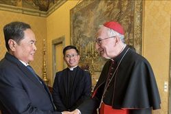 Chủ tịch Quốc hội Trần Thanh Mẫn hội kiến Thủ tướng Tòa thánh Vatican