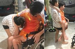 Mỗi sáng bế chồng liệt ra sân, 5 năm sau vợ trẻ ở An Giang nhận điều kỳ diệu