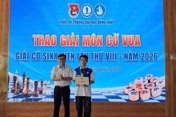 Trường Đại học Đồng Tháp: Sôi nổi Giải Cờ vua, Cờ tướng sinh viên lần thứ VIII