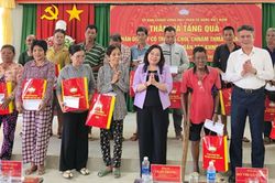 Đoàn công tác Ủy ban Trung ương MTTQ Việt Nam thăm, chúc Tết Chôl Chnăm Thmây tại Cần Thơ
