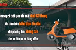 [Video] Đề xuất miễn kiểm định khí thải trực tiếp đối với xe máy dưới 5 năm