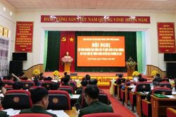 Bộ đội Biên phòng Tuyên Quang rút kinh nghiệm hoạt động tổ chức quân sự địa phương khi thực hiện chính quyền địa phương 2 cấp
