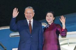 Tổng Bí thư, Chủ tịch nước Tô Lâm và phu nhân lên đường thăm Trung Quốc