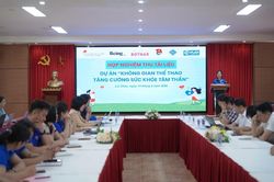 Nghiệm thu tài liệu Dự án 'Không gian thể thao tăng cường sức khỏe tâm thần'