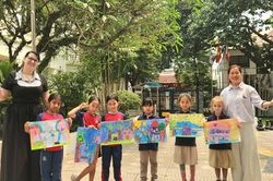 Những ước mơ giản dị vun đắp nên 'Đô thị xanh hạnh phúc' của học sinh Trường Song ngữ Quốc tế Horizon
