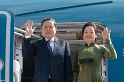 Chủ tịch Quốc hội Trần Thanh Mẫn và phu nhân tới Thổ Nhĩ Kỳ