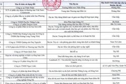 CEO, HUD, Vinaconex 21, Nam Cường,... bị nêu tên trong 'tối hậu thư' của Hà Nội