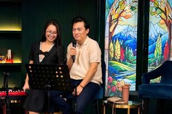 Cẩm Ly - Lam Trường hăng say tập luyện cho show 'Vé về thanh xuân'