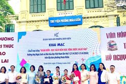 Phường Hoàn Kiếm khai mạc chuỗi hoạt động 'Đọc sách hôm nay, vững bước ngày mai'