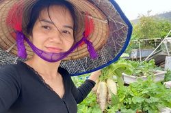 Mẹ 5 con biến sân thượng thành 'vườn quê', 11 năm nuôi cả nhà bằng rau sạch