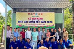 Xã Lai Vung: Vận động xây cất được 7 căn nhà Đại đoàn kết năm 2026