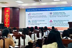 Thuế tỉnh Quảng Ngãi nâng cao kỹ năng kiểm tra, giám sát rủi ro hóa đơn cho công chức thuế